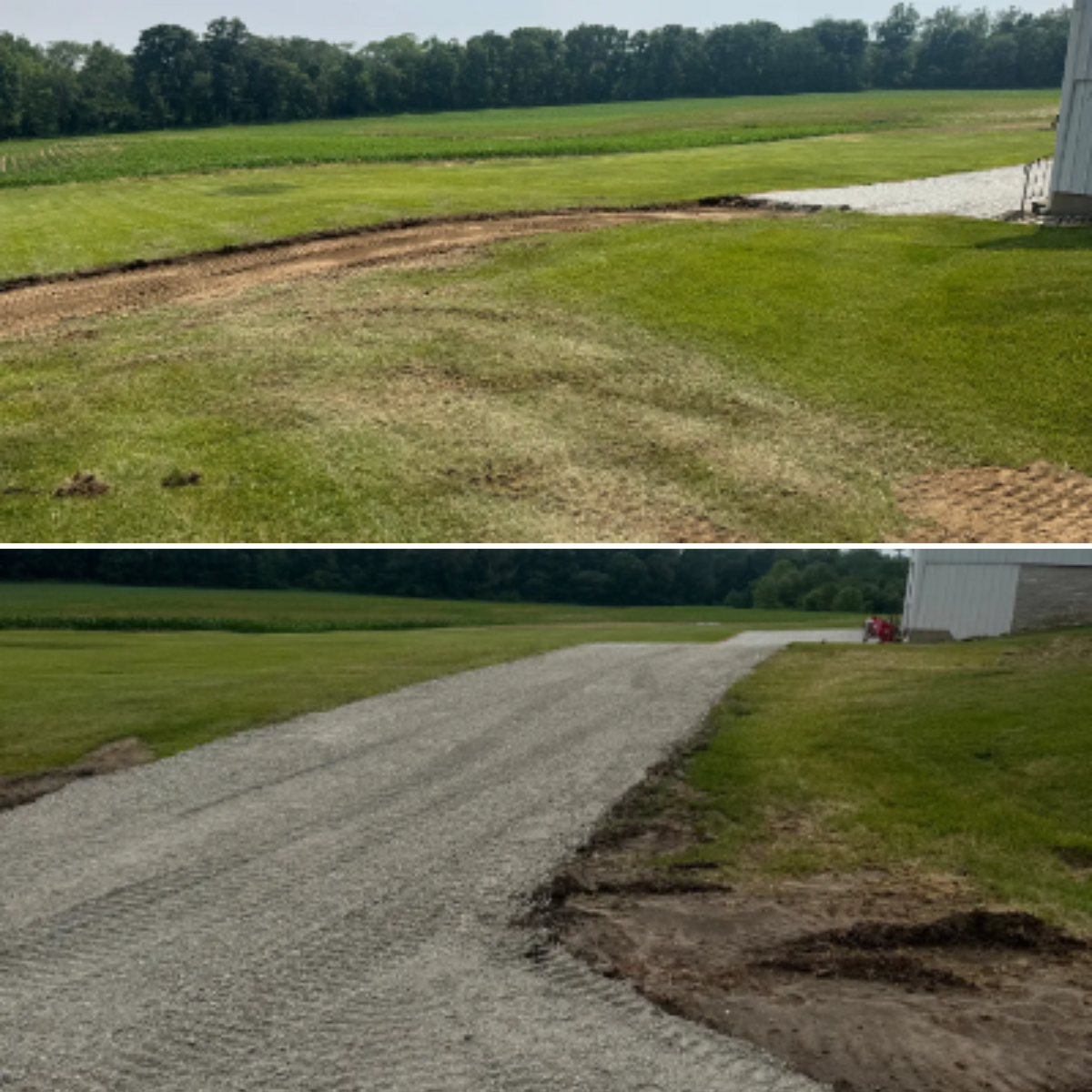 Driveways for Shafer Excavating in Andrews, IN