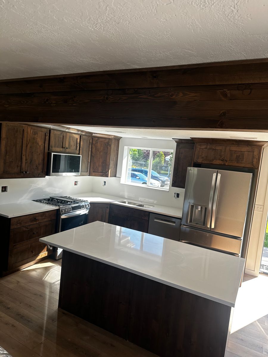Kitchen Renovation for AKP Construction in Elwood, UT