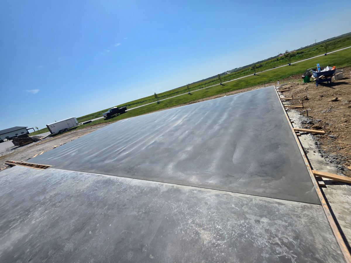 Concrete Slab Construction for New Age Concrete in Perry, IA