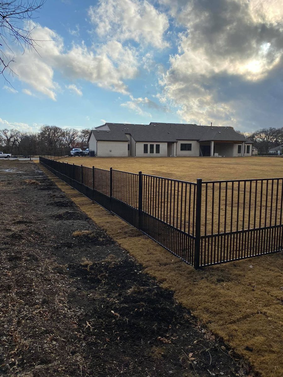 Wrought Iron Fencing for Faith Fence and Fabrication Inc. in Gunter, TX