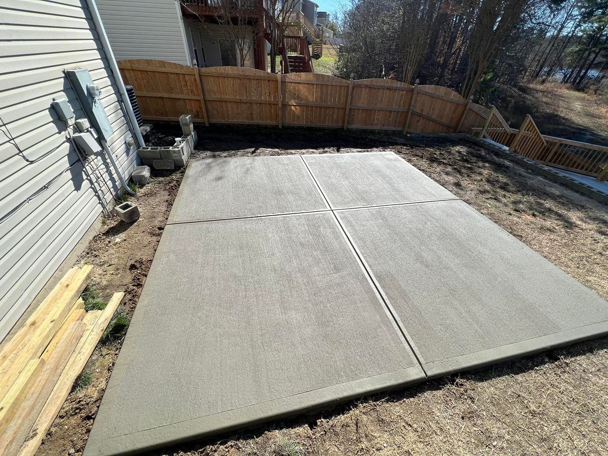 Driveway Construction for H&C Concrete LLC in Raleigh, NC