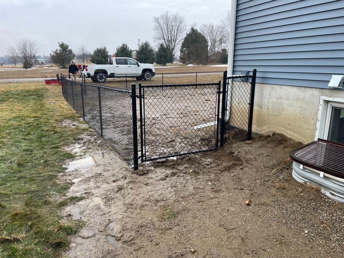 Fence Installation for TMF Services in Lapeer County, MI