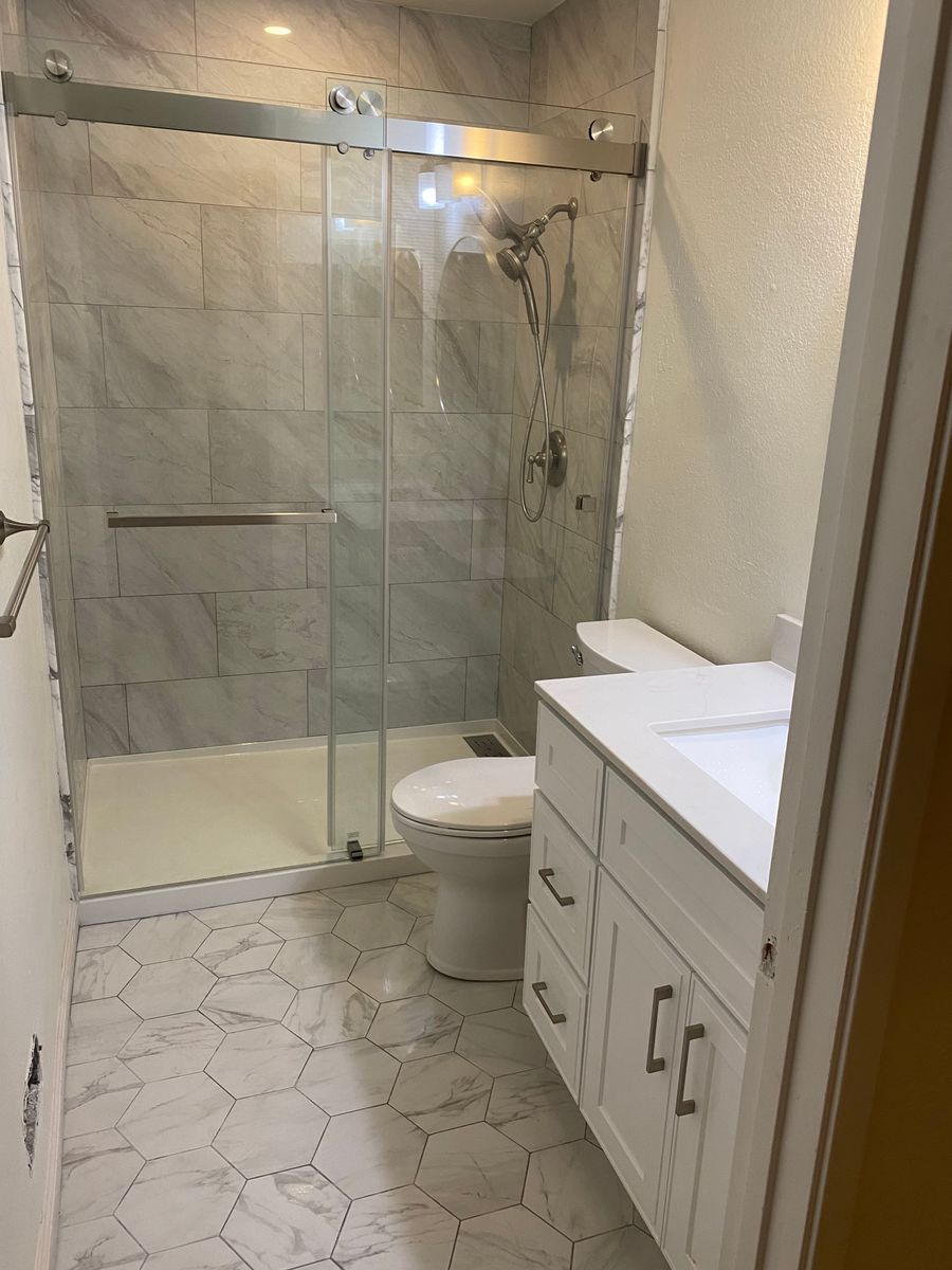 Bathroom Renovation for Estevez Construction in Martinez, CA