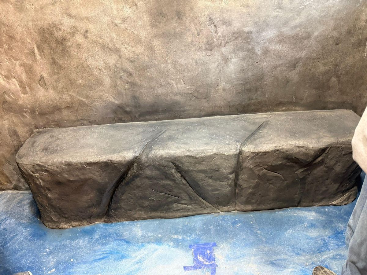 Epoxy, Overlay, & Mixed Media Projects for Whitfield Concrete Construction in Solsberry, IN