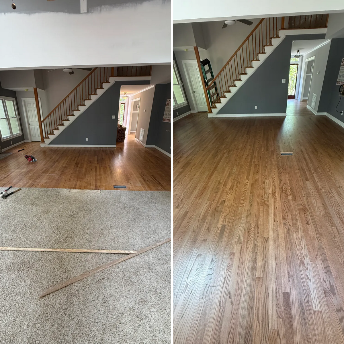 Sanding/Refinishing for Master Hardwood Floors in Raleigh, NC