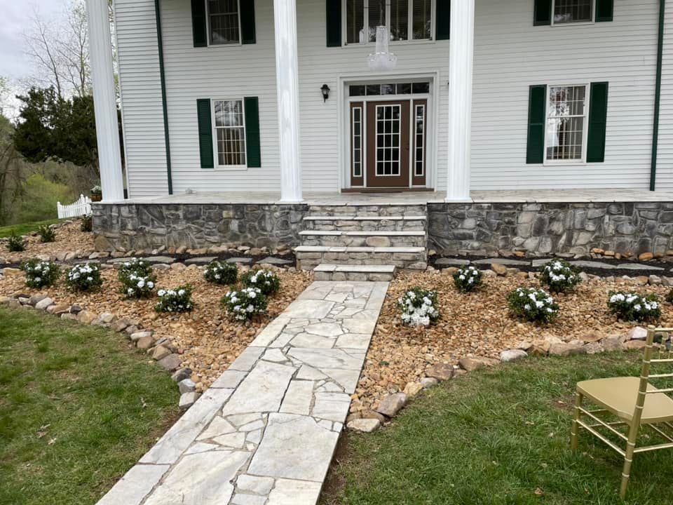 Landscape Design & Install for Simmons Brothers Investments in Pounding Mill, VA
