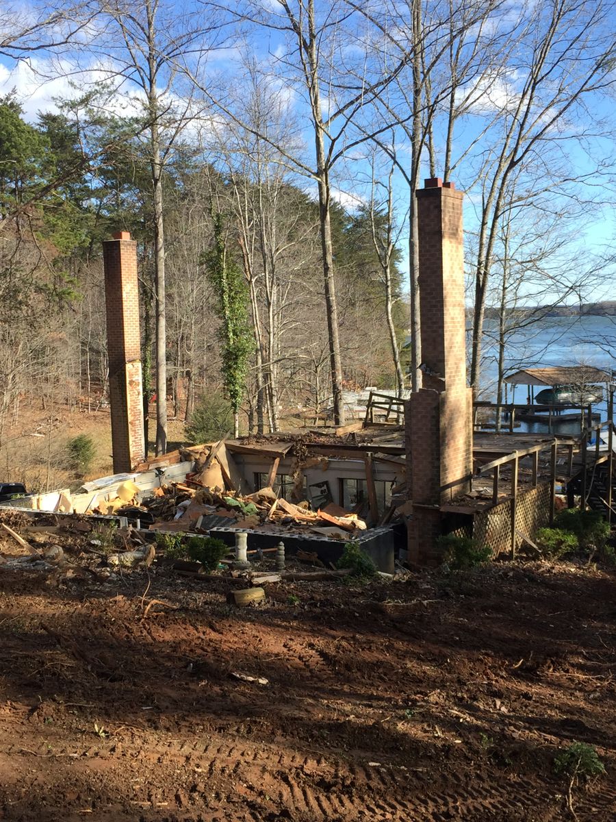 Demolition for Lanier Excavating LLC in Bedford County, VA