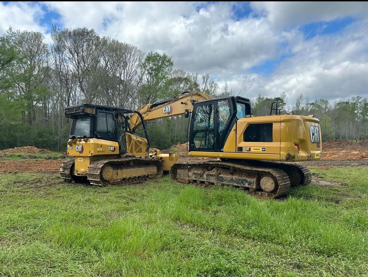 Land Clearing for H&M Construction Metal Buildings in Osyka, MS
