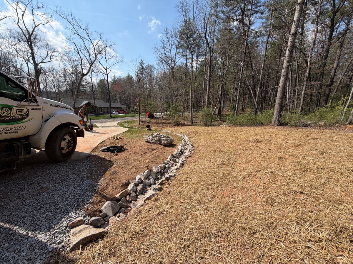 Retaining Wall Construction for C & D Landscaping Services LLC in Blairsville, GA
