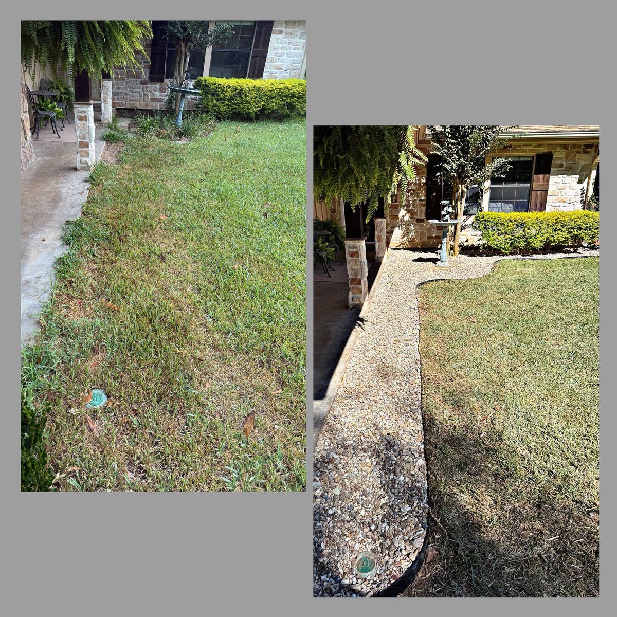 Rock Beds for JT’s Landscaping in Tyler County, TX