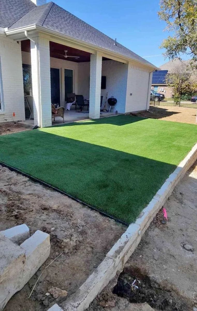 Patio Design & Construction for Valadez Landscaping LLC in Fort Worth, TX