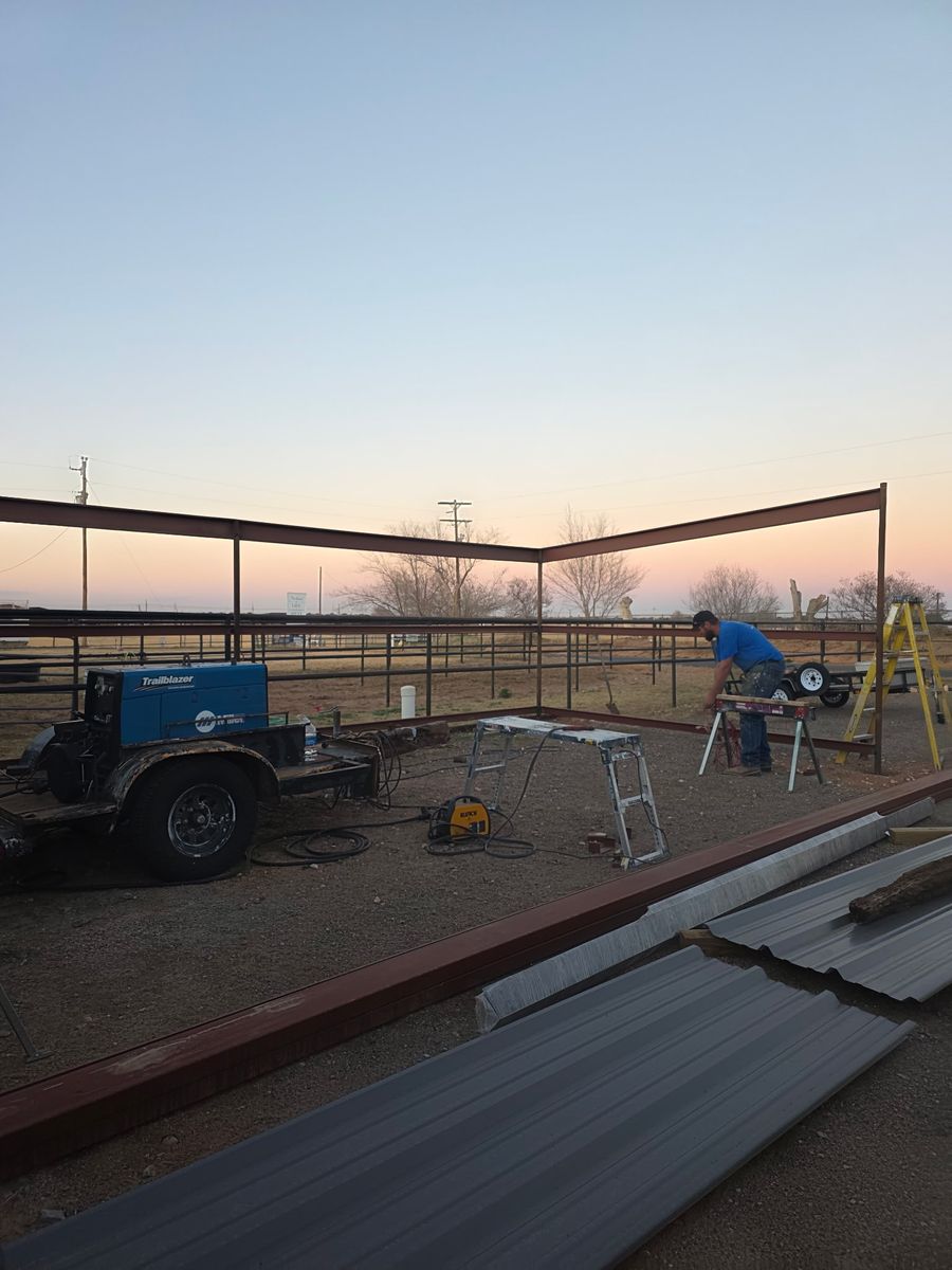 Framing for Shayne Prisk Construction in Midland, TX
