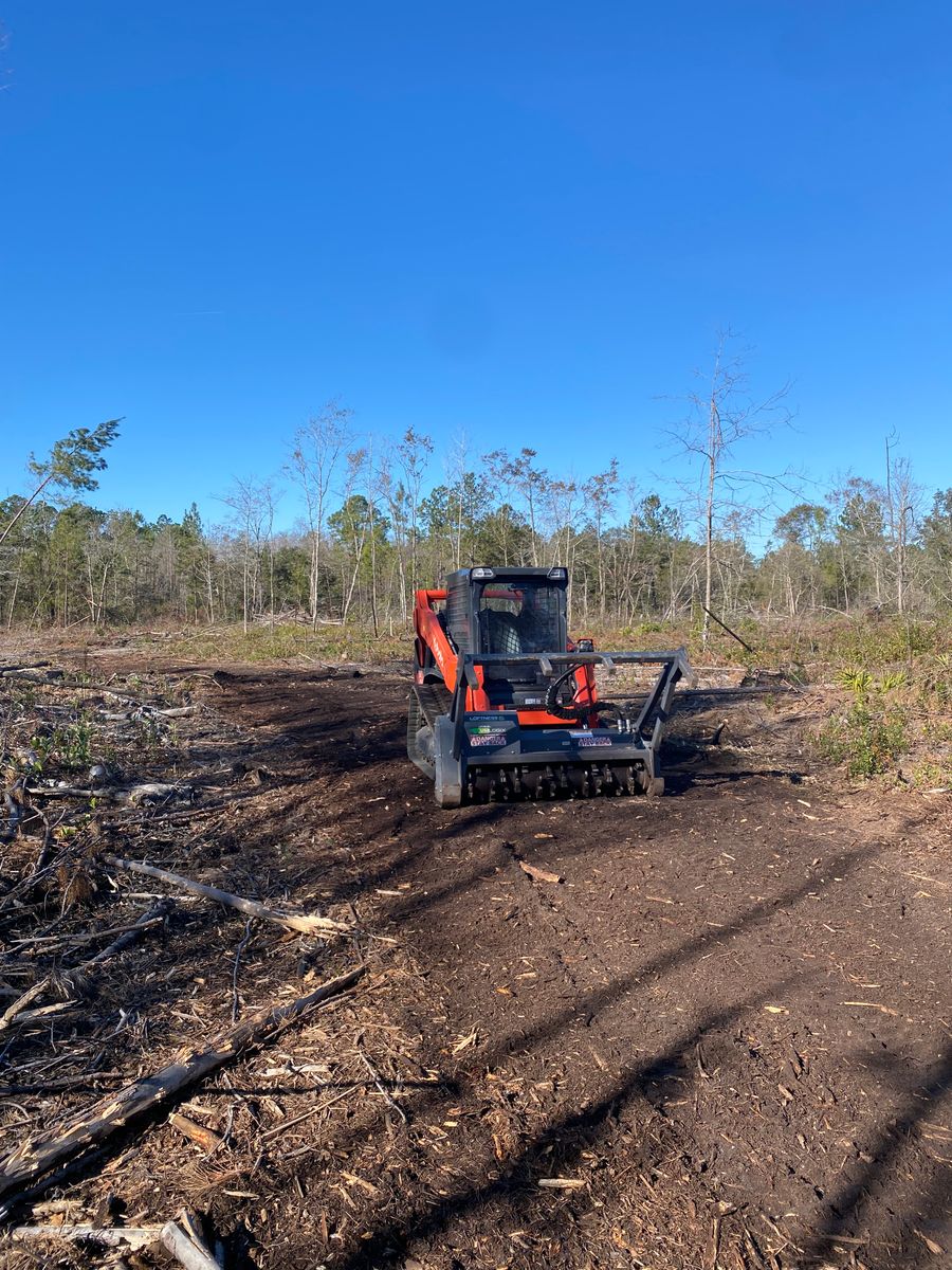 Forestry Mulching for T&S Land Management Services in Effingham County, GA