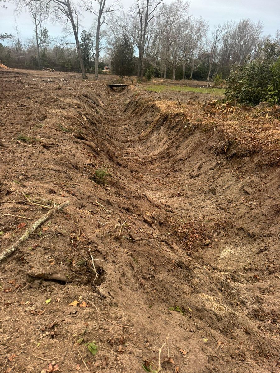 Drainage for Clean Acres in Hartsville, SC