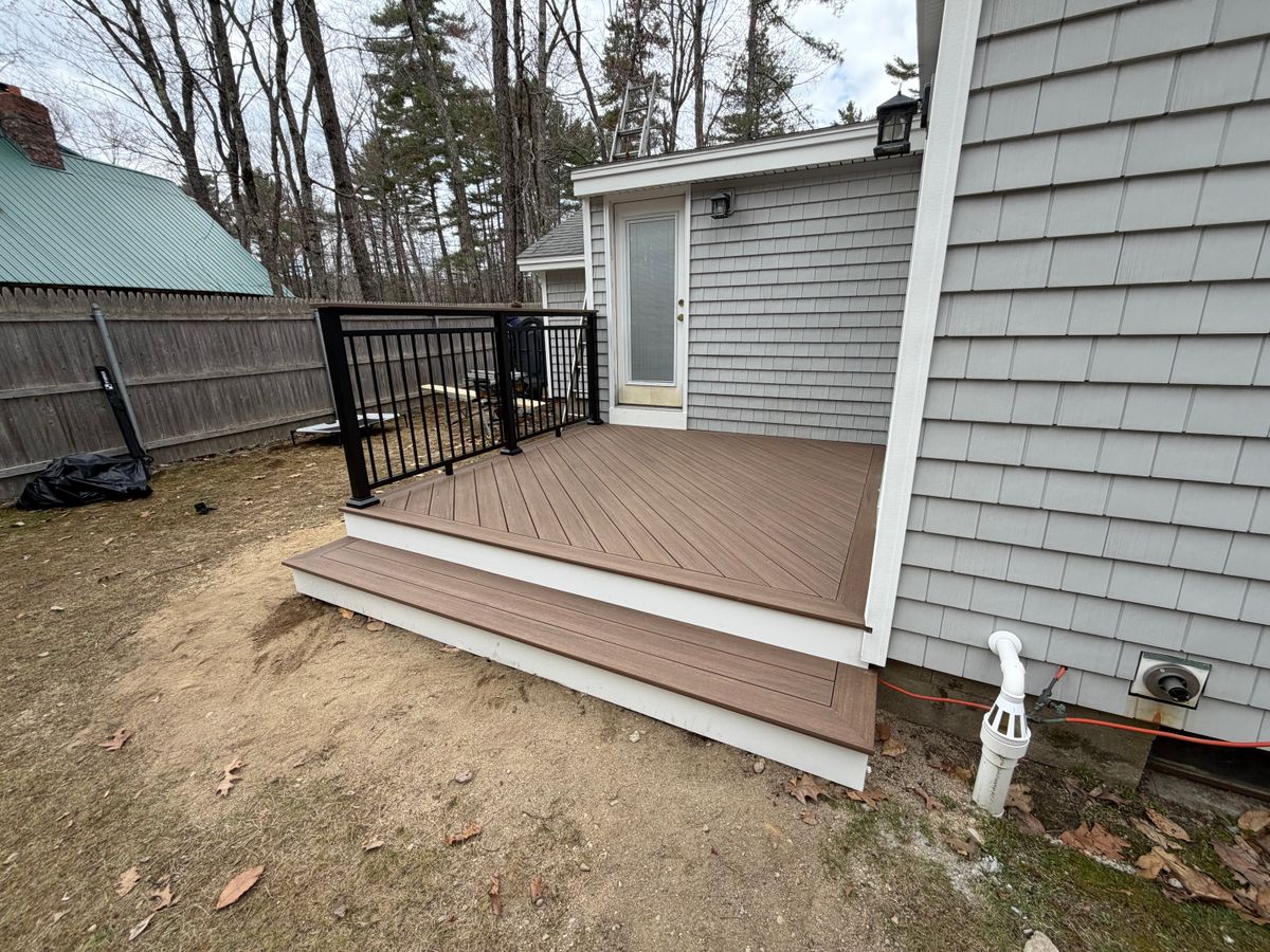 Deck & Patio Installation for Jetstream Construction in Gorham, ME