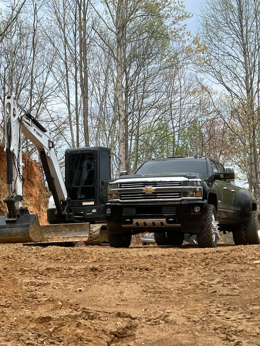 Residential & Commercial Excavation for OCD Landworks in Lenoir, NC