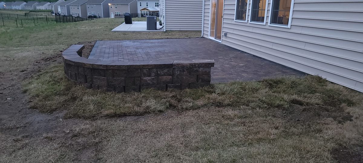 Patio Design & Installation for JD Hardscapes & Landscaping LLC in Shelby, NC