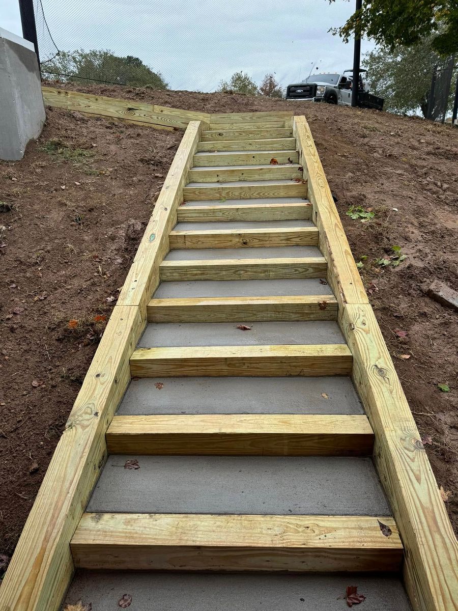 Stair Design & Installation for Mangrum’s Concrete in Franklin, TN