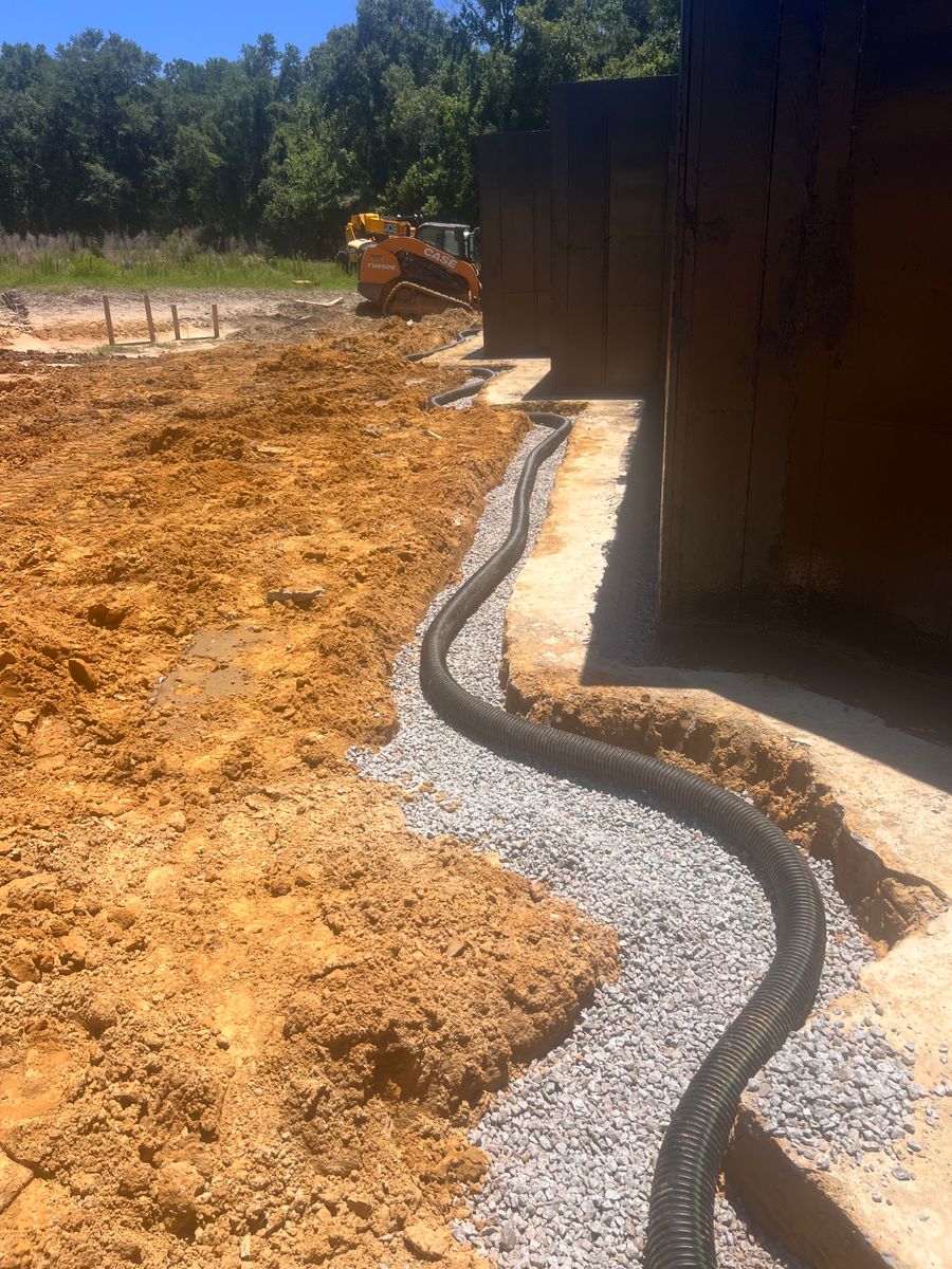 Grading for Coursey Construction in Metter, GA