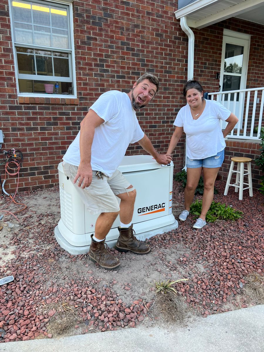 Generator Installations for Idea Electric in Clinton, NC