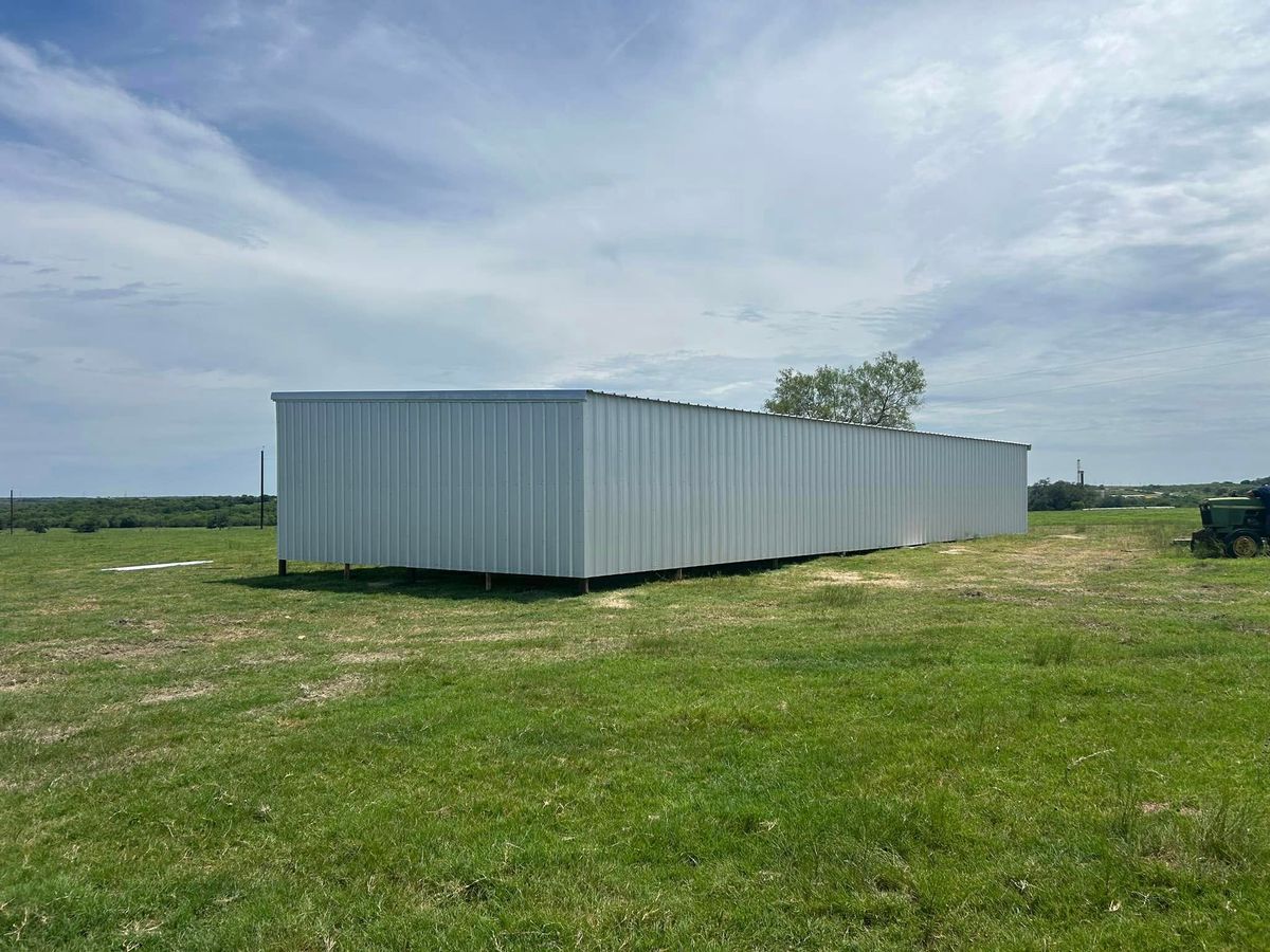 Weld Up Metal Buildings for 292 Construction LLC in Gonzales County, TX