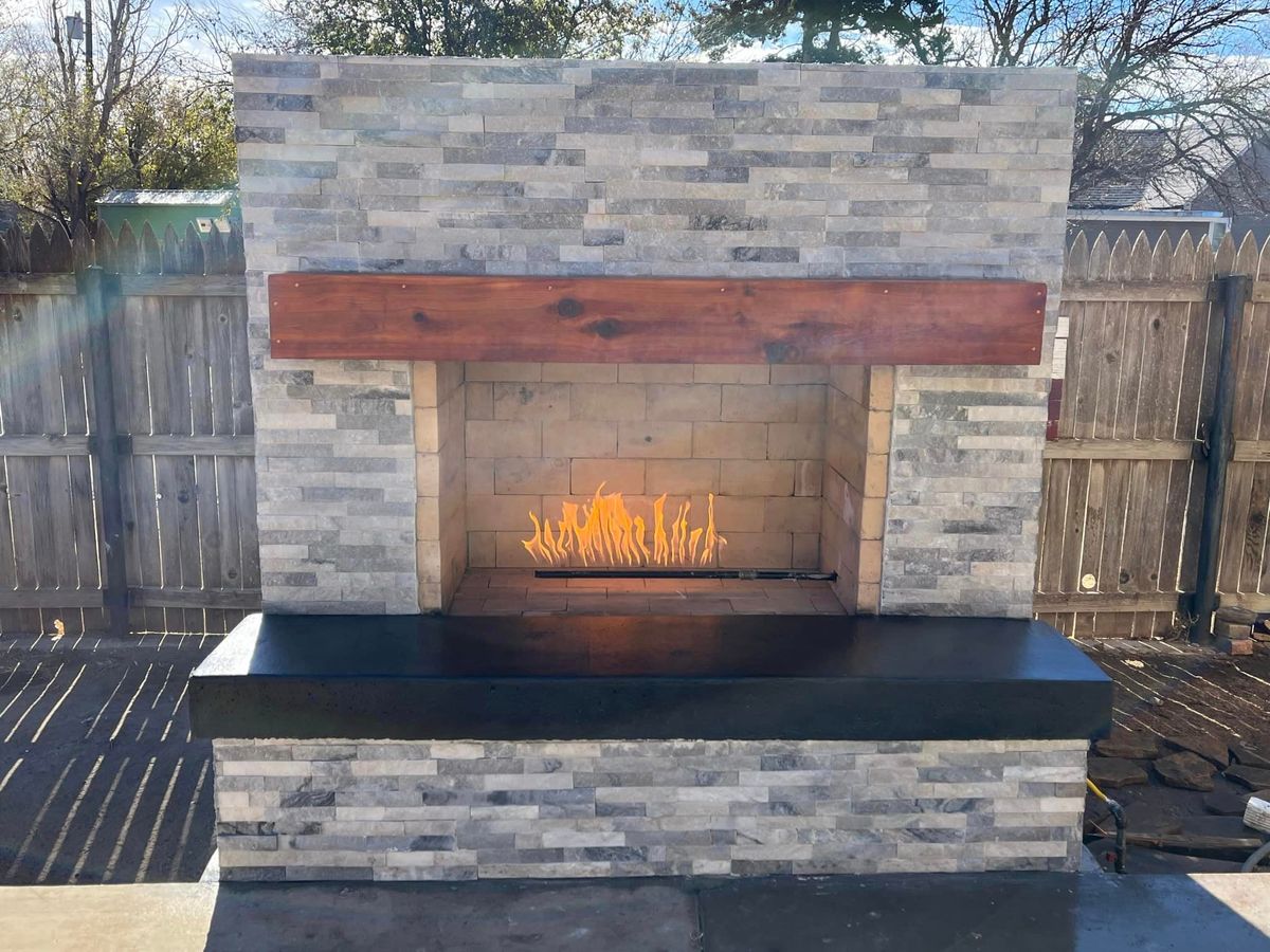 Outdoor Kitchens, Fire, and Water Features for Kings Outdoor in Amarillo, TX