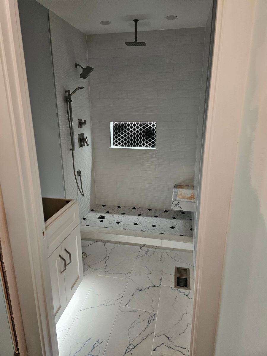 Bathroom Renovation for DL Construction & Flooring in Morehead City, NC