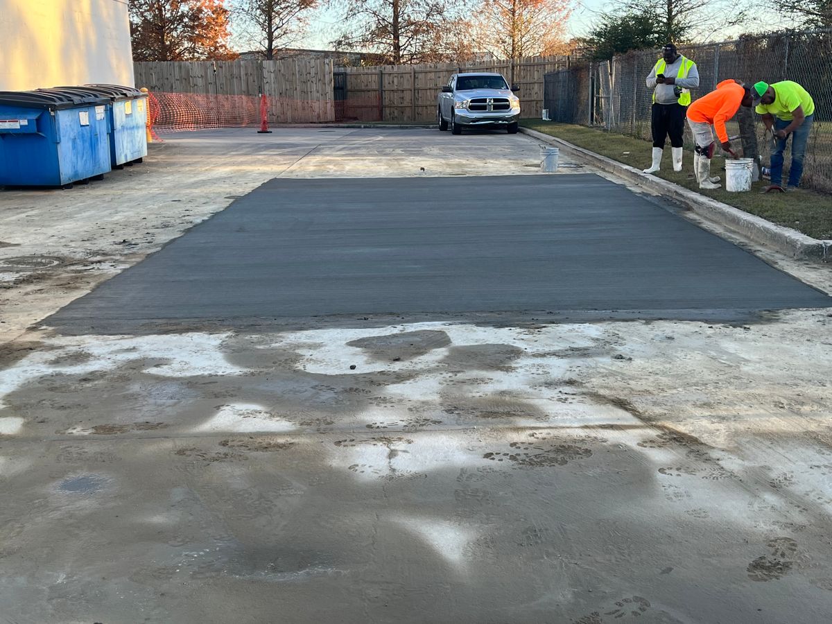 Walkways Installations for Gonzales Construction in Picayune, MS