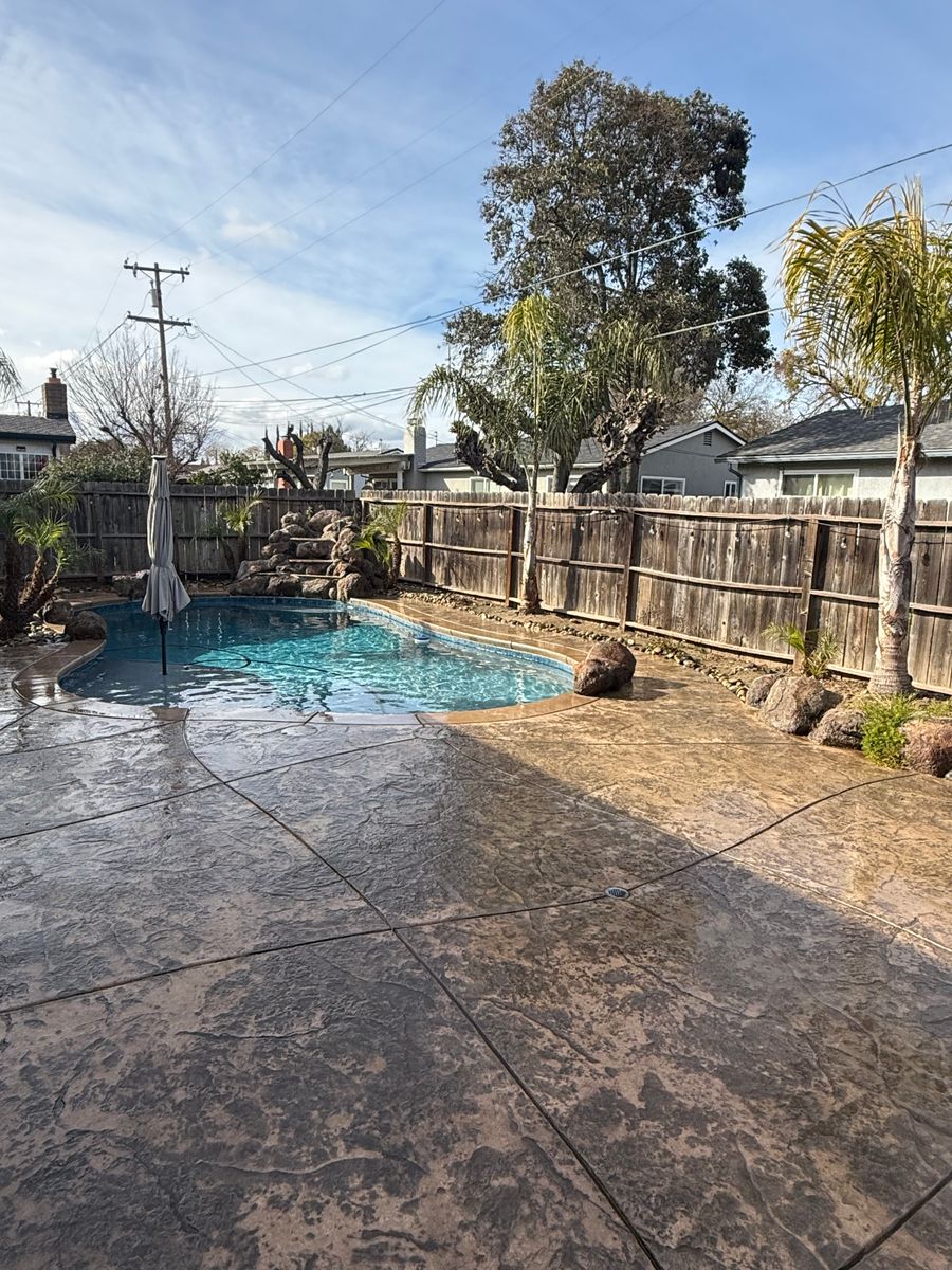 Pool Decks for PREMIER CONCRETE CREATIONS in Stockton, CA