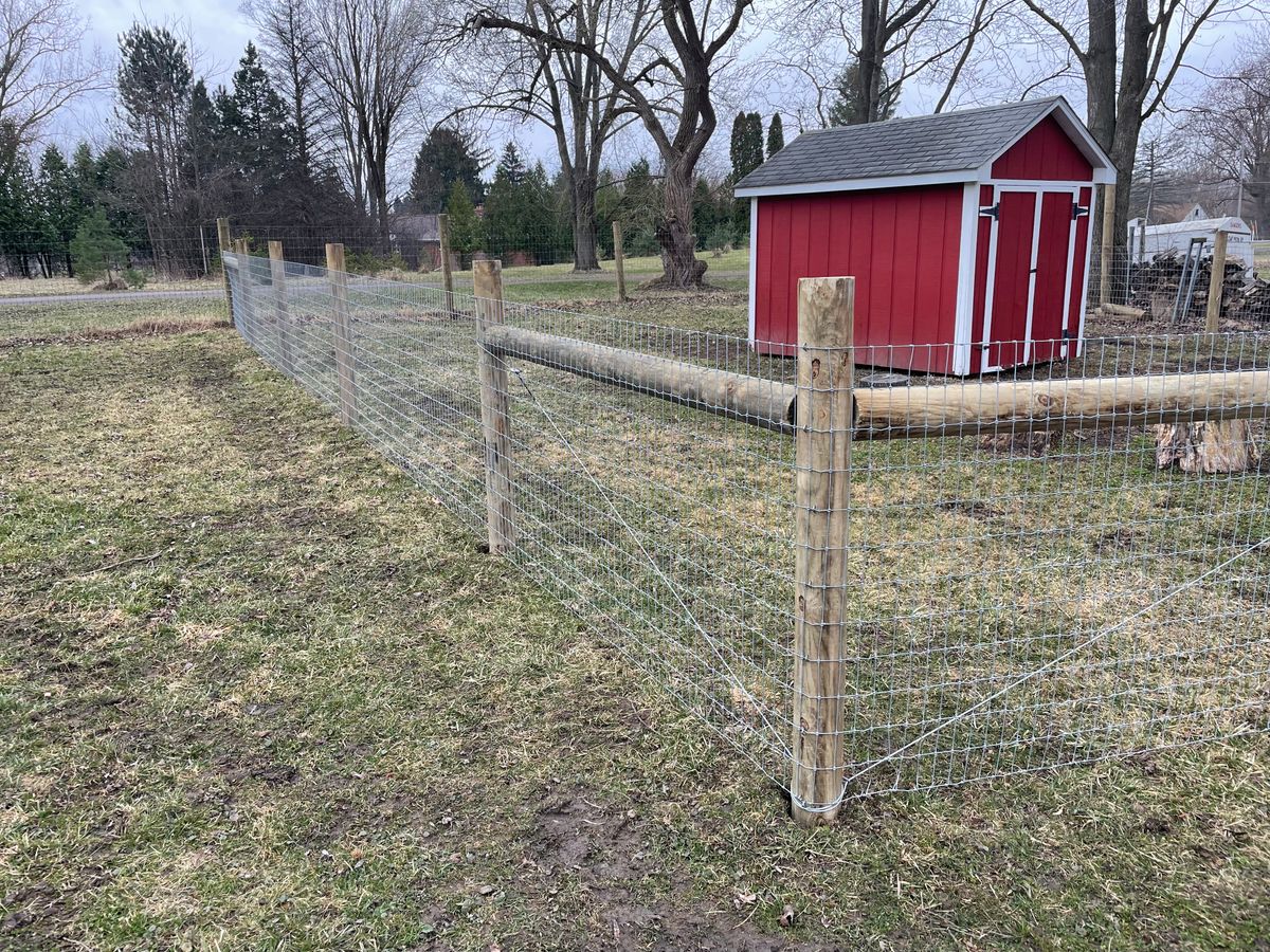 Fence Installation for TMF Services in Lapeer County, MI