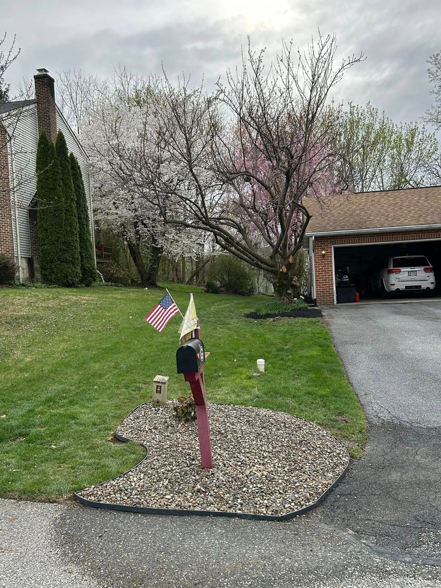 Mowing for Eric's Property Service in Conestoga, PA