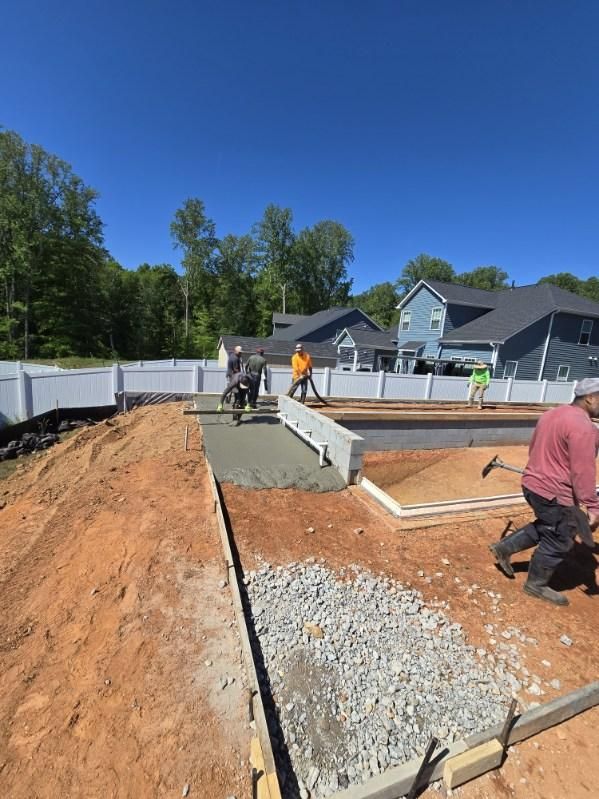 Concrete Slab Construction for H&R Concrete LLC in Greer, SC