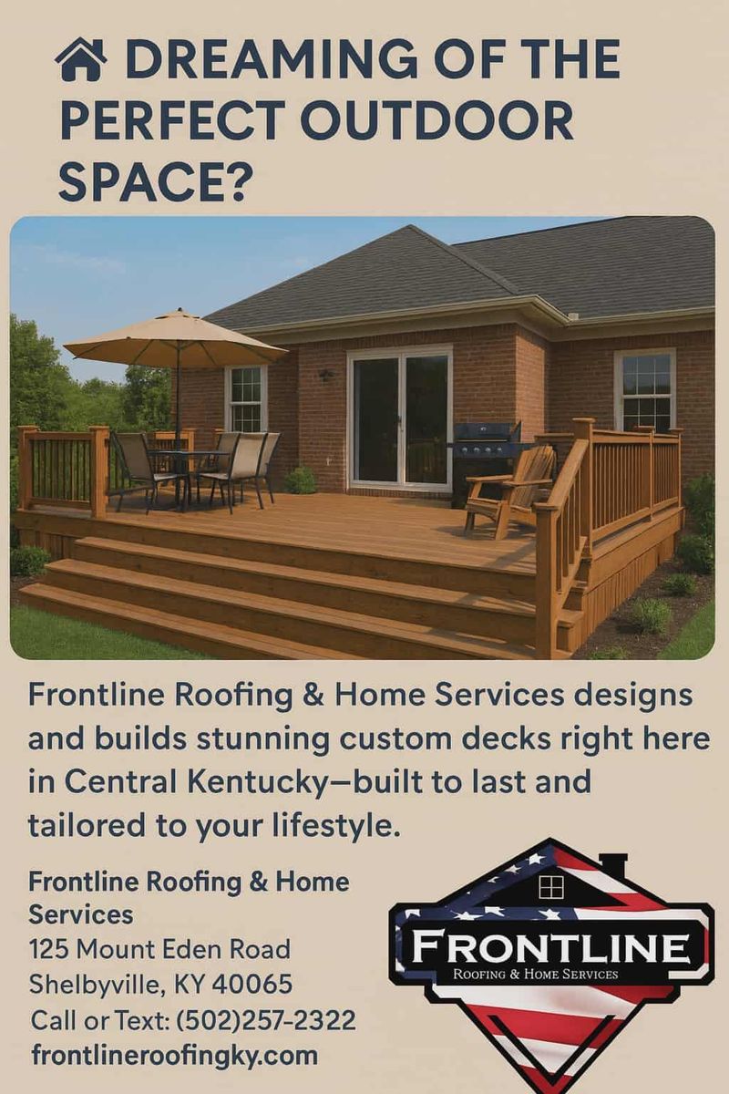 Roofing Installation for Frontline Roofing & Home Services in Shelbyville, KY