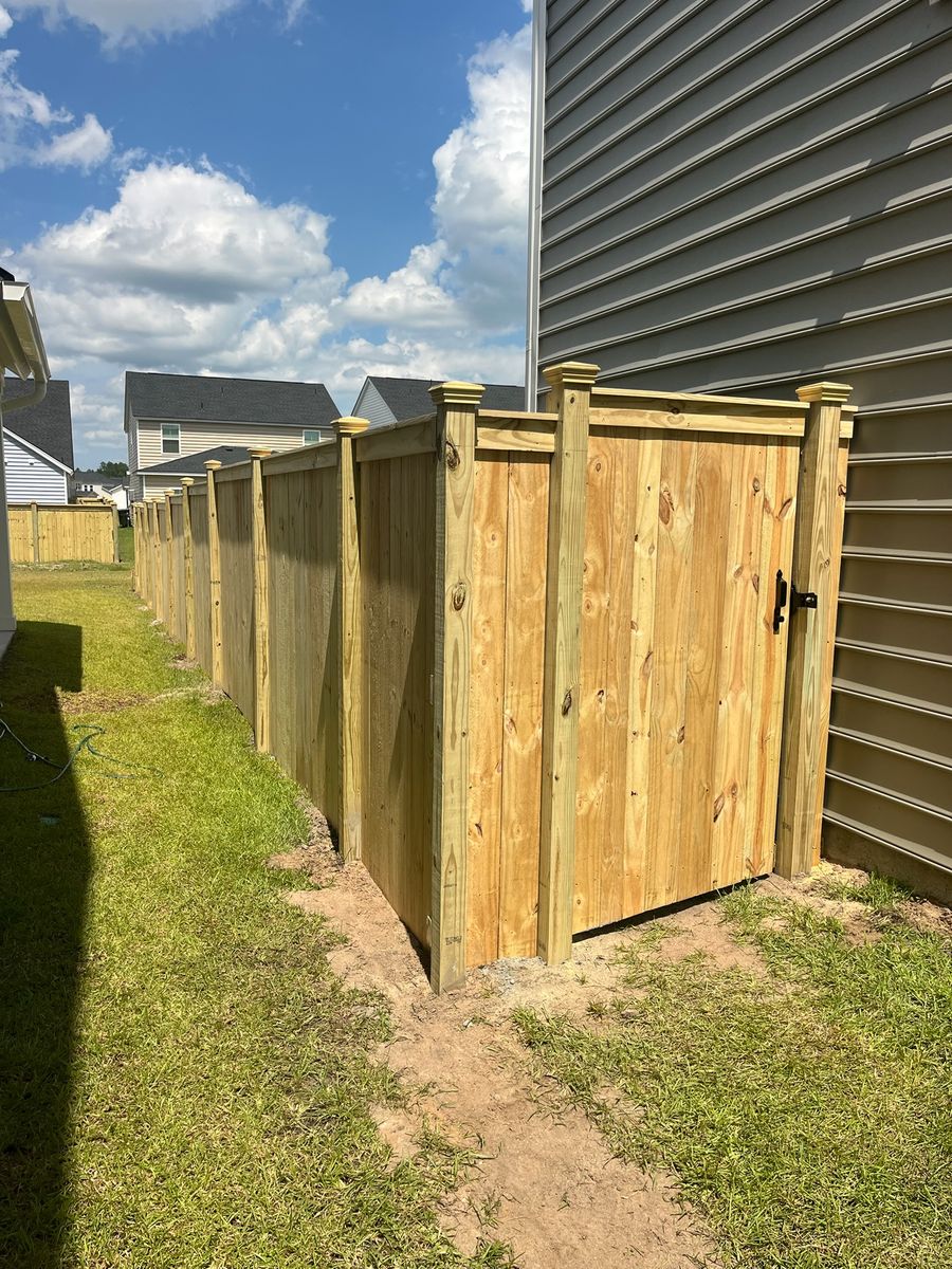 Fencing for Veteran Home Solutions in Summerville, SC