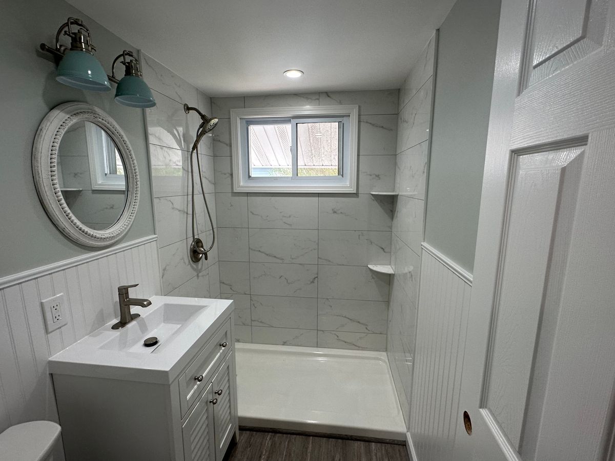 Bathroom Renovation for F&R Construction and Design INC in Lindenhurst, NY 