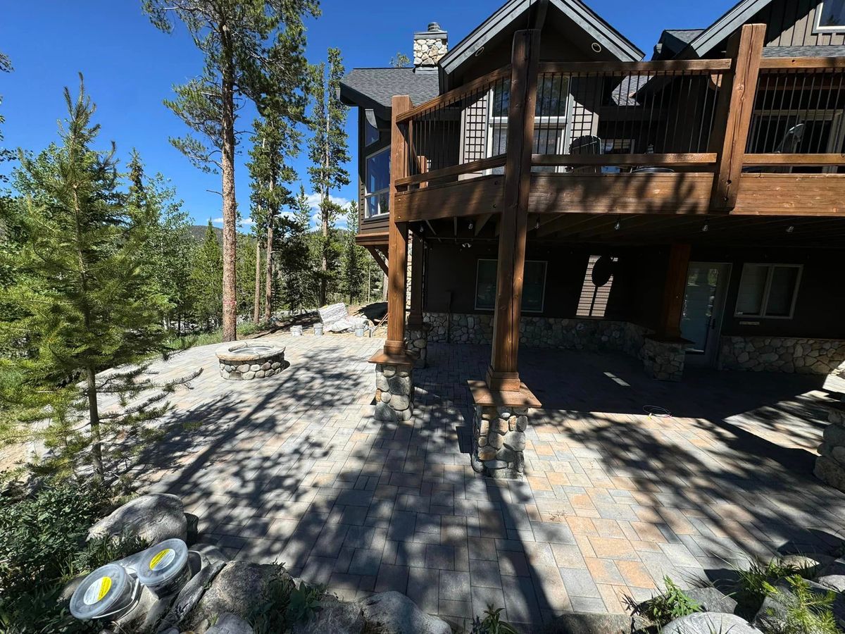 Patio Design & Construction for EHJP Masonry in Silverthorne, CO