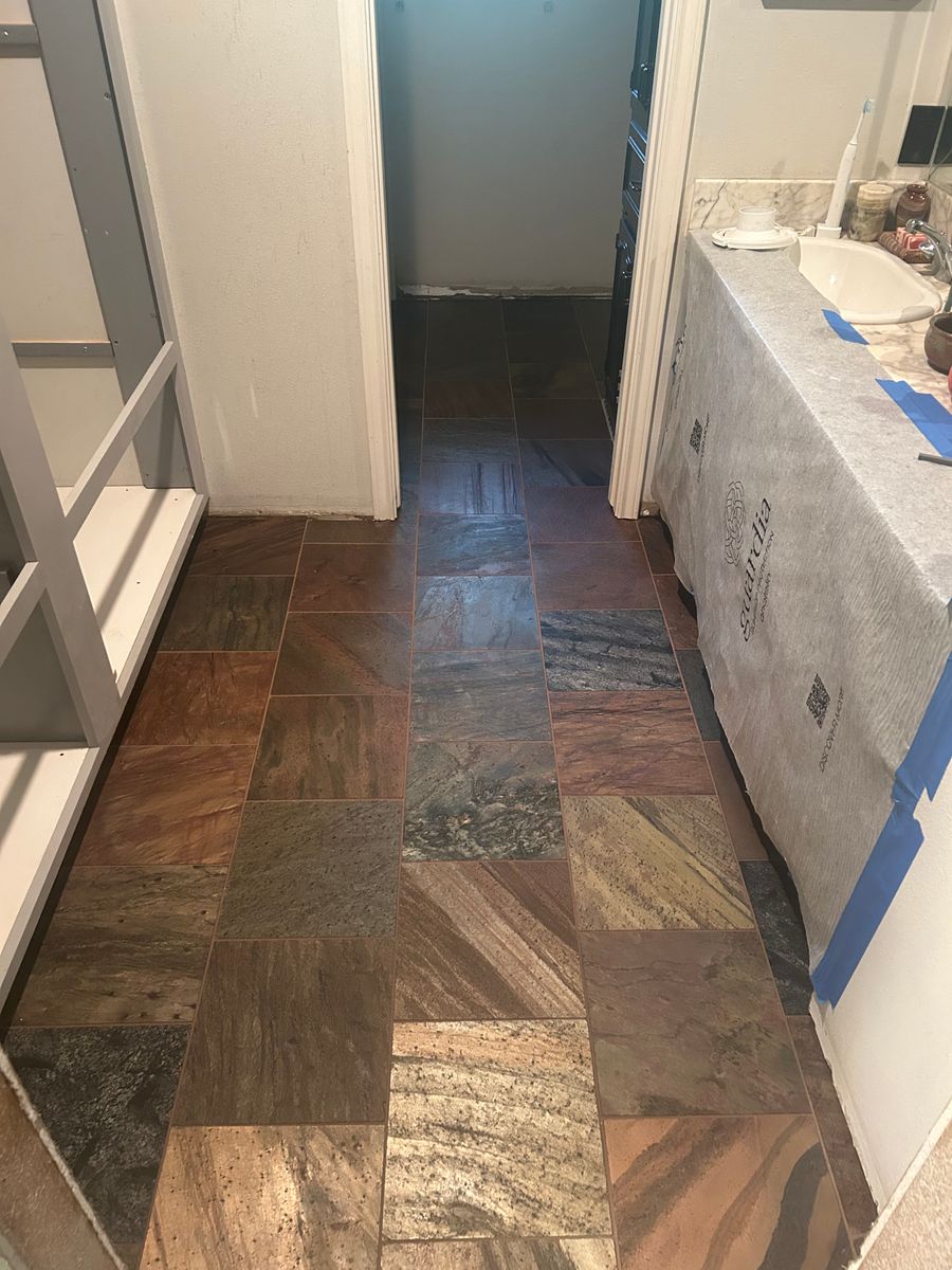 Floors for Guadalupe Tile Company in New Braunfels, TX