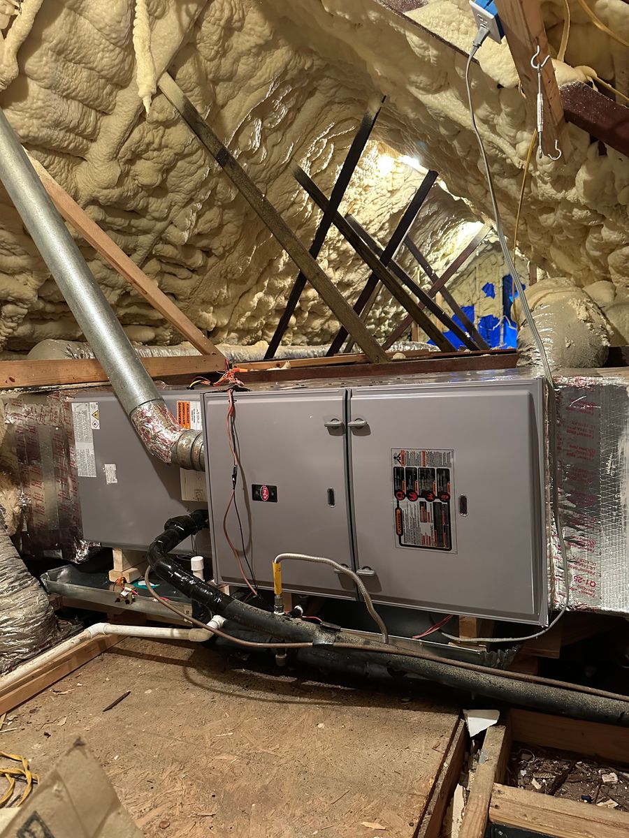 Installation of HVAC Systems for Isaac’s Air in Yoakum, TX