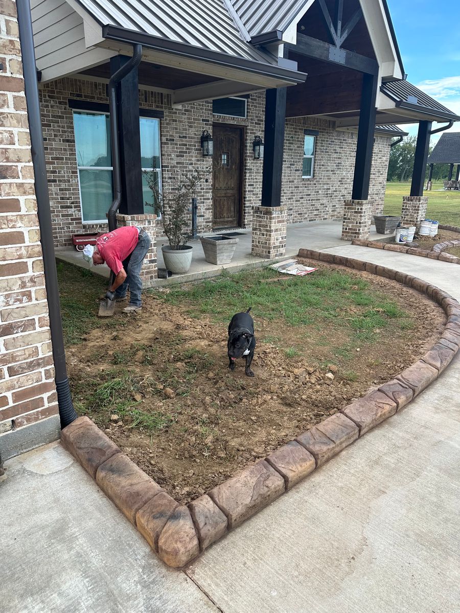 Landscaping for Texas Curb N Borders in Houston, TX