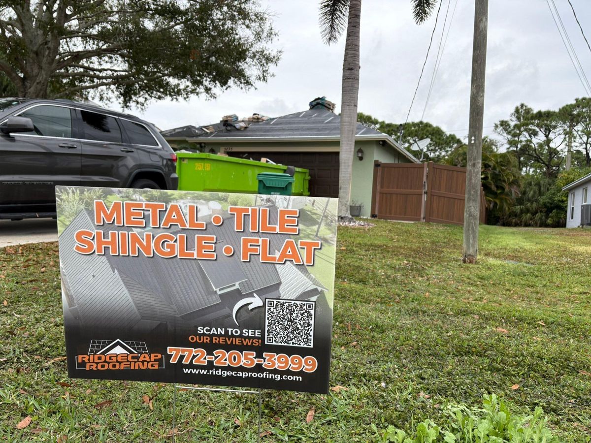 Tile Roof for Ridgecap Roofing in Port St. Lucie, FL