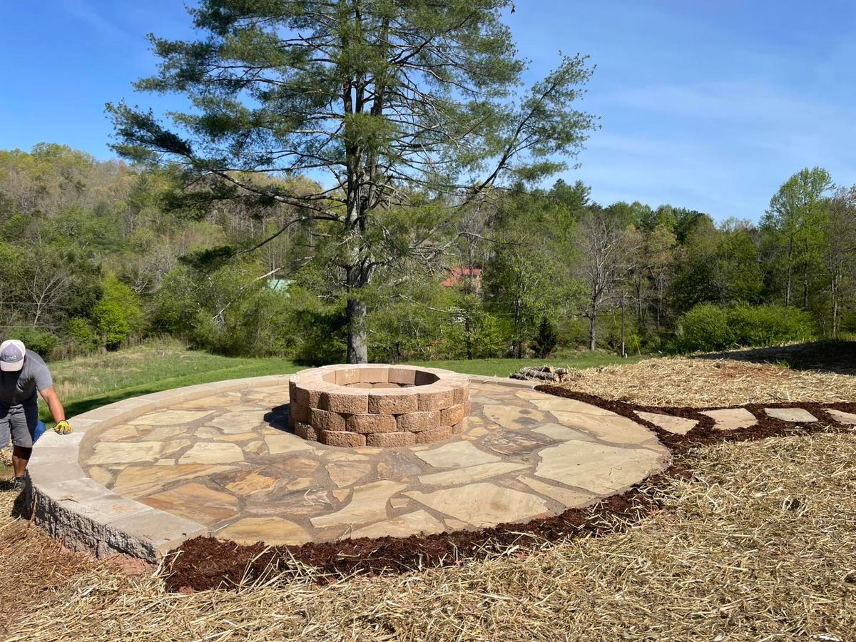 Patio Design & Construction for C & D Landscaping Services in Blairsville, GA