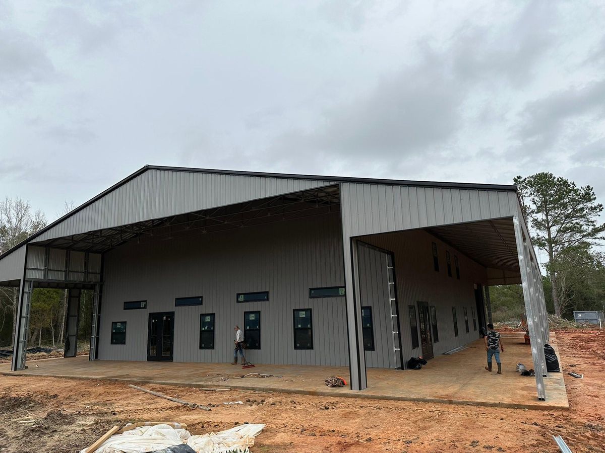 House Framing for Elite Custom Metal Structures in Belmont, MS