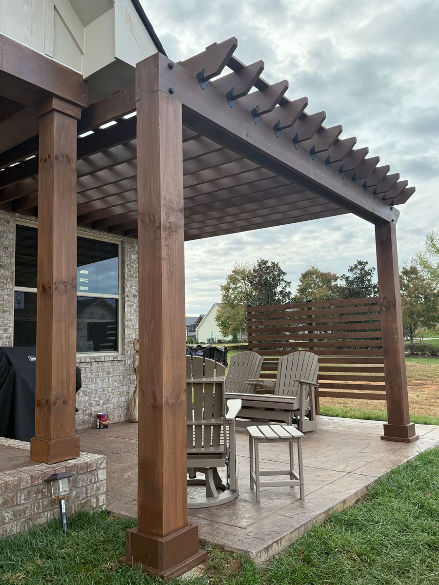 Pergolas and Louvered Pergolas for Deck Escapes and Outdoor Living  in Knoxville, TN