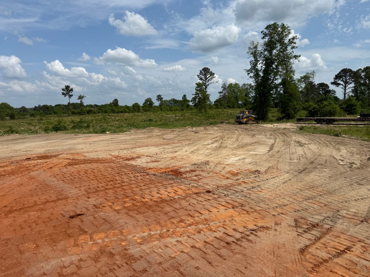 Land Grading for Central Alabama Site Works in Selma, AL
