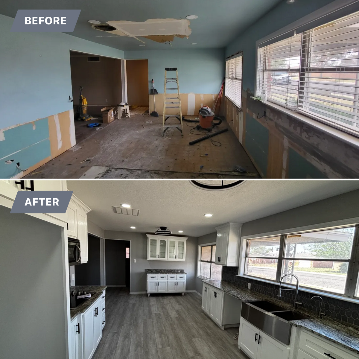 Kitchen Renovations for Hill's Carpet & Remodeling in Odessa, TX