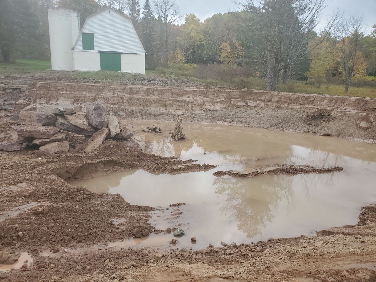 Ponds for R McK Excavating in Lake Ariel, PA