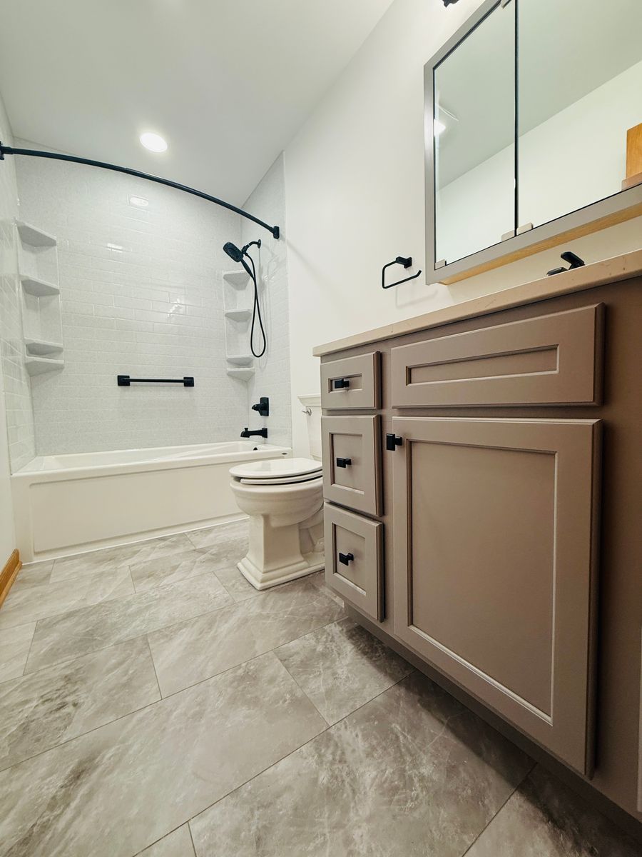 Bathroom Renovation for Crafted Construction in Northwest , Indiana