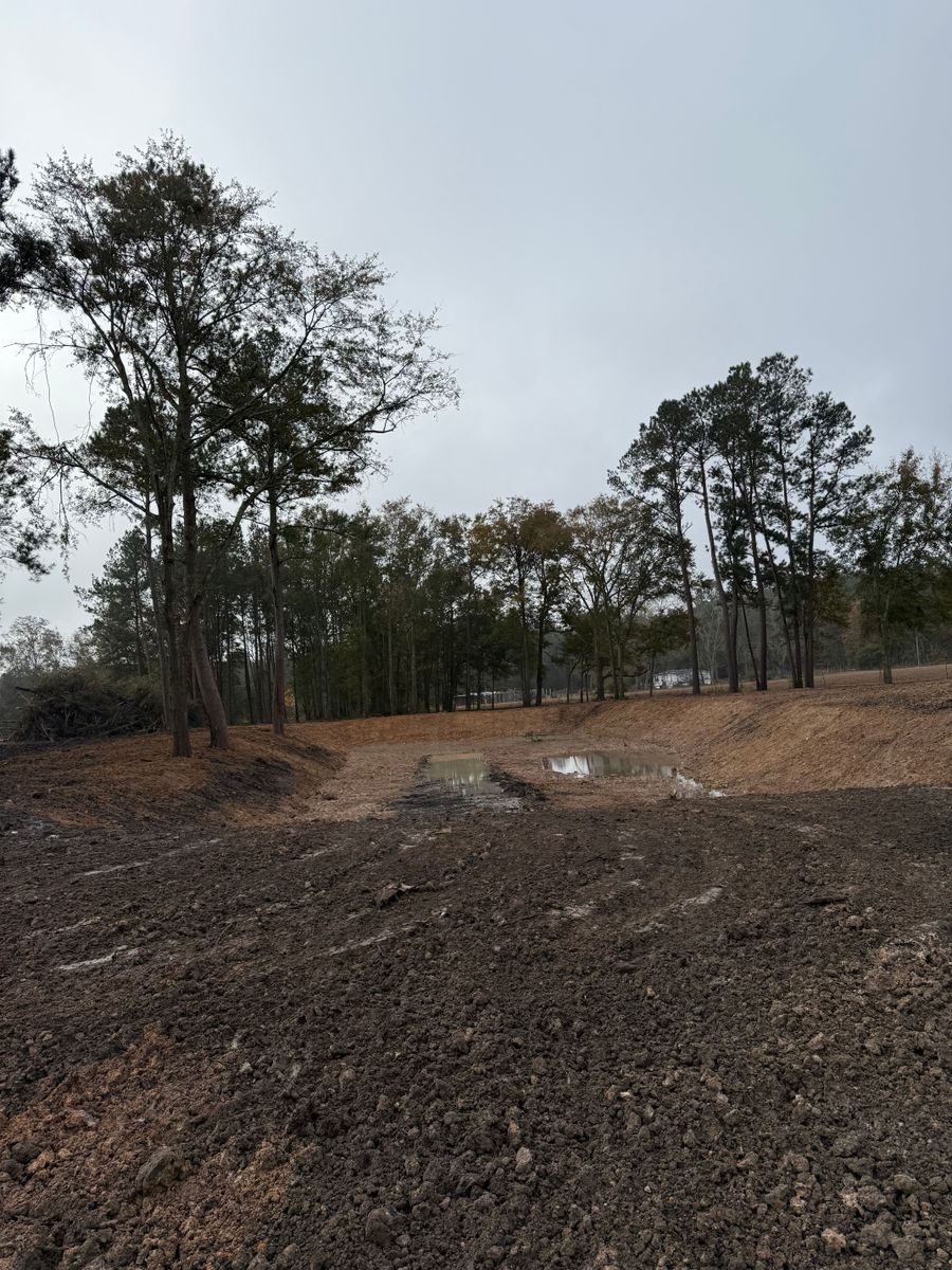 Land Clearing for Earthworks Septic LLC in Albany, Georgia