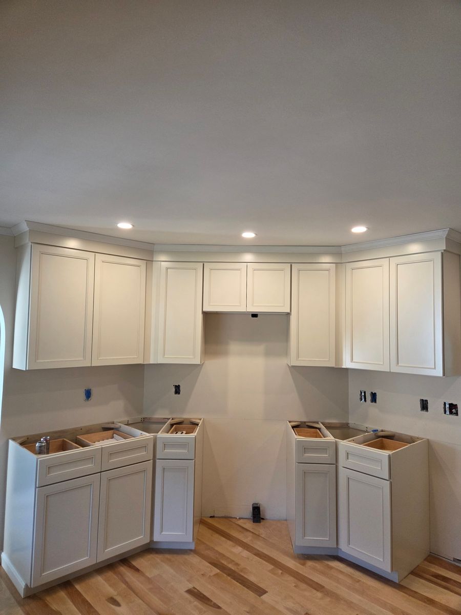 New Home Lighting Installation for Elite Electrical Services LLC in Wiscasset, ME