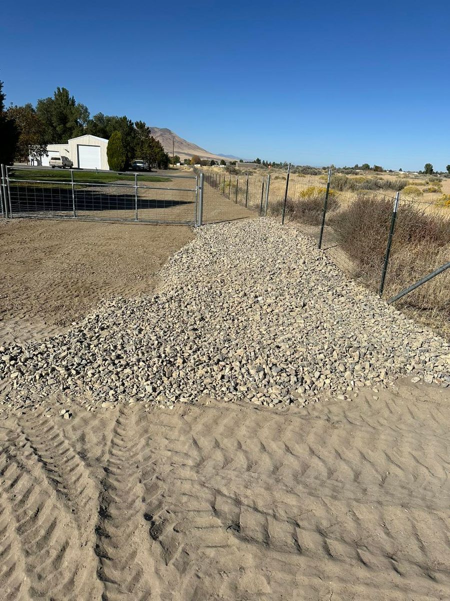 Driveway Building for Happy’s Dirt Work in Winnemucca, NV